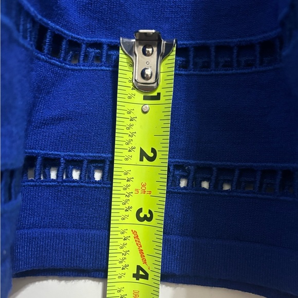 NWT Boston Proper Blue Long Sleeve Sweater Dress XS - Picture 12 of 12